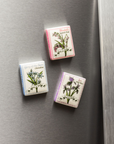 Book Magnet Set of 3, Wildflowers