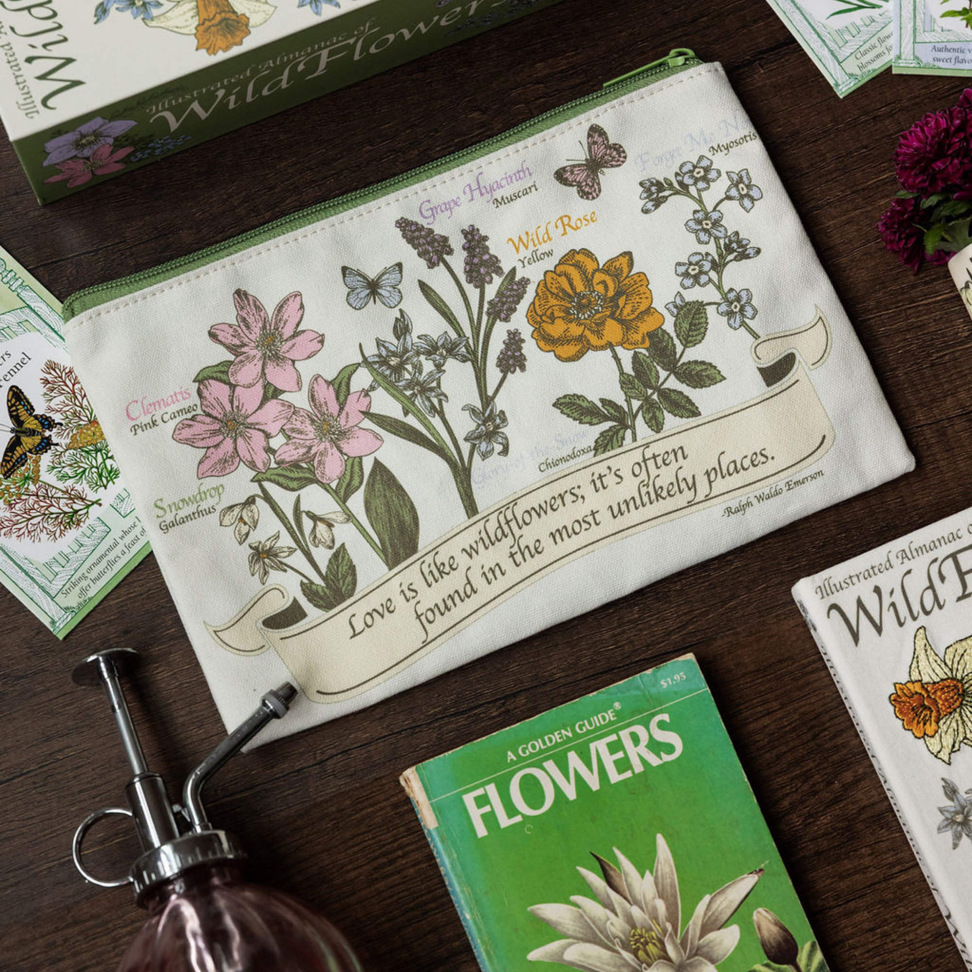 Pencil Pouch, Wildflowers