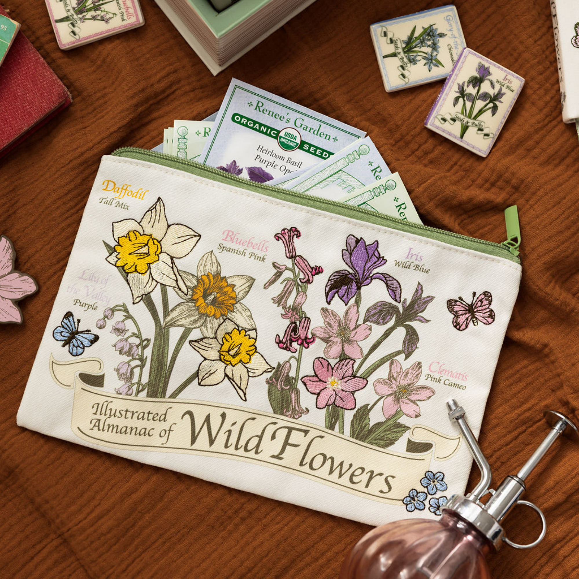 Pencil Pouch, Wildflowers