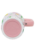 Mug with floral design featuring 'Lilly Pulitzer' branding on a white background