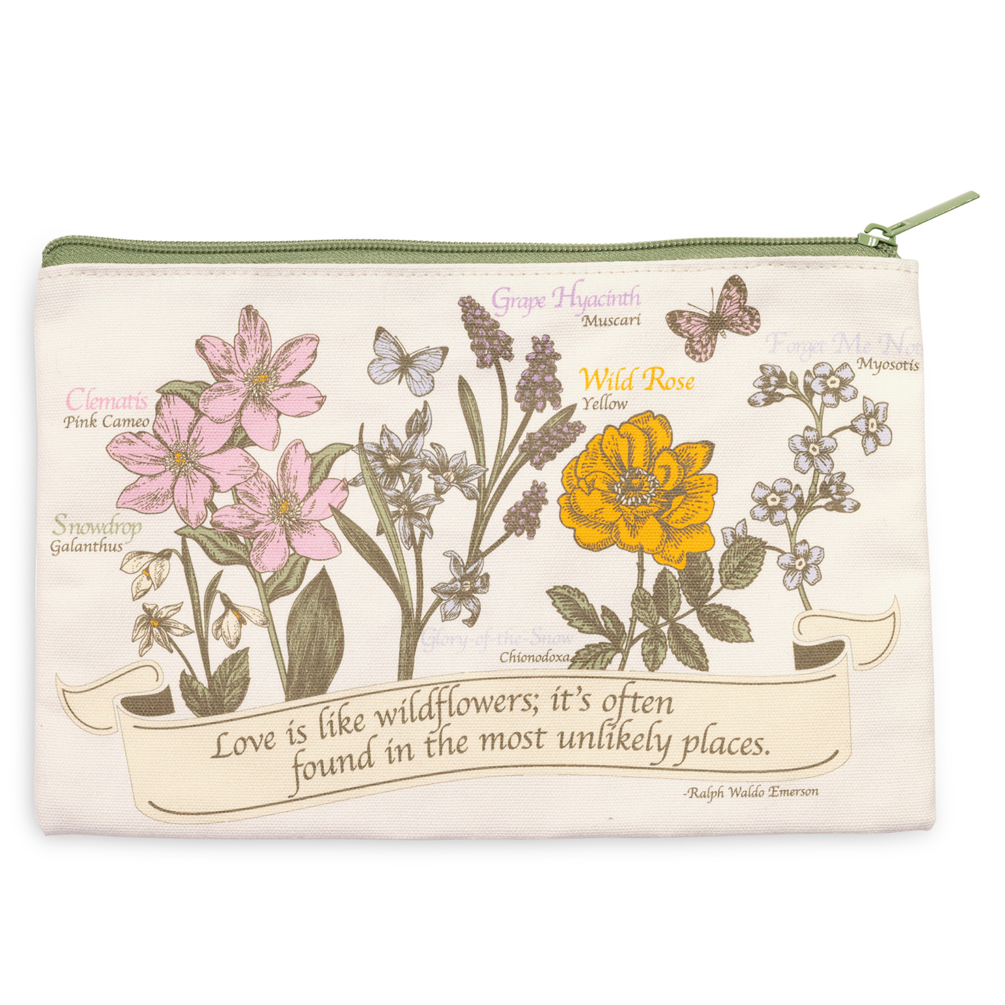 Pencil Pouch, Wildflowers