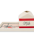 Milk and Cookies Set, Bow