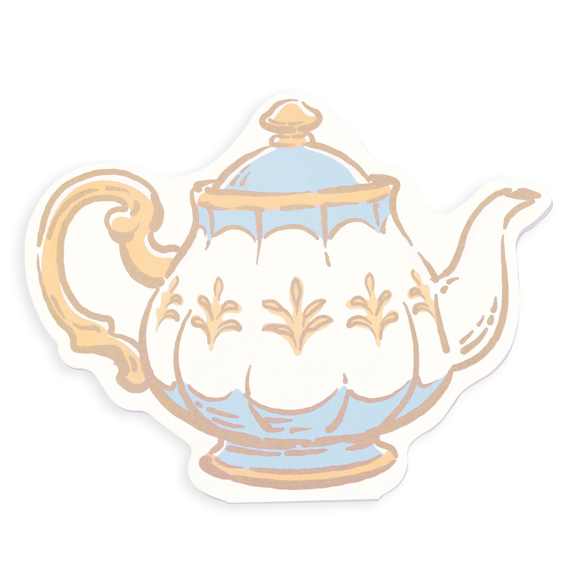 Diecut Notepad, Teapot