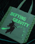 Canvas Tote Bag, Defying Gravity