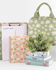 Stacked Books Planter, Pastel Classics