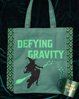 Canvas Tote Bag, Defying Gravity