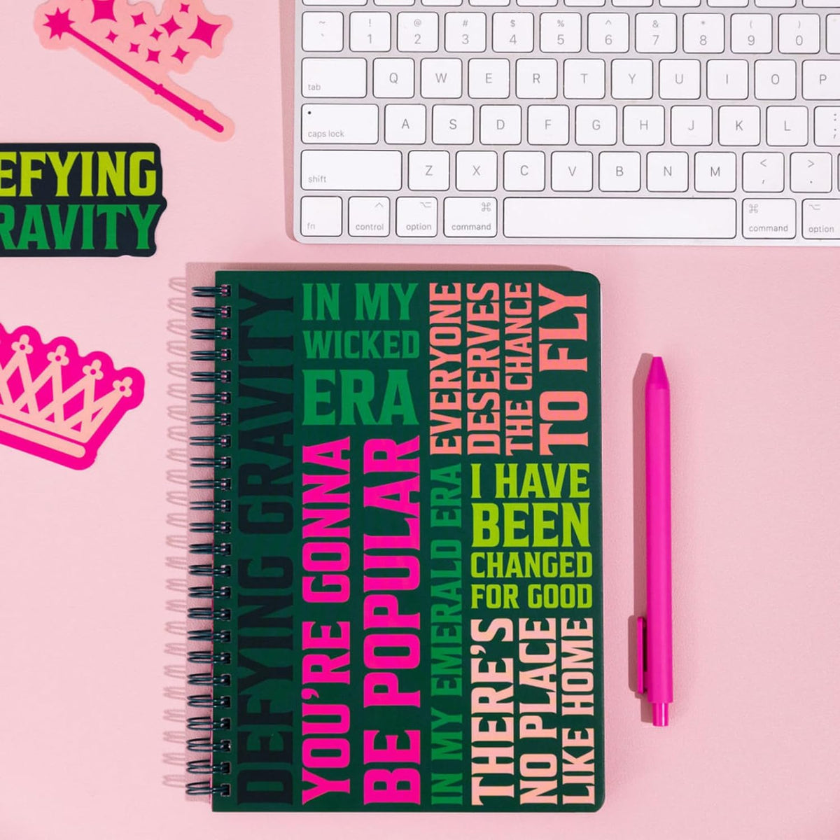 Steel Mill and Co. Mini Notebook, Wicked Word Cloud – Garvin Lane