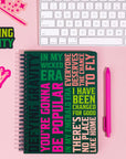 Mini Notebook, Wicked Word Art