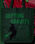 Canvas Tote Bag, Defying Gravity