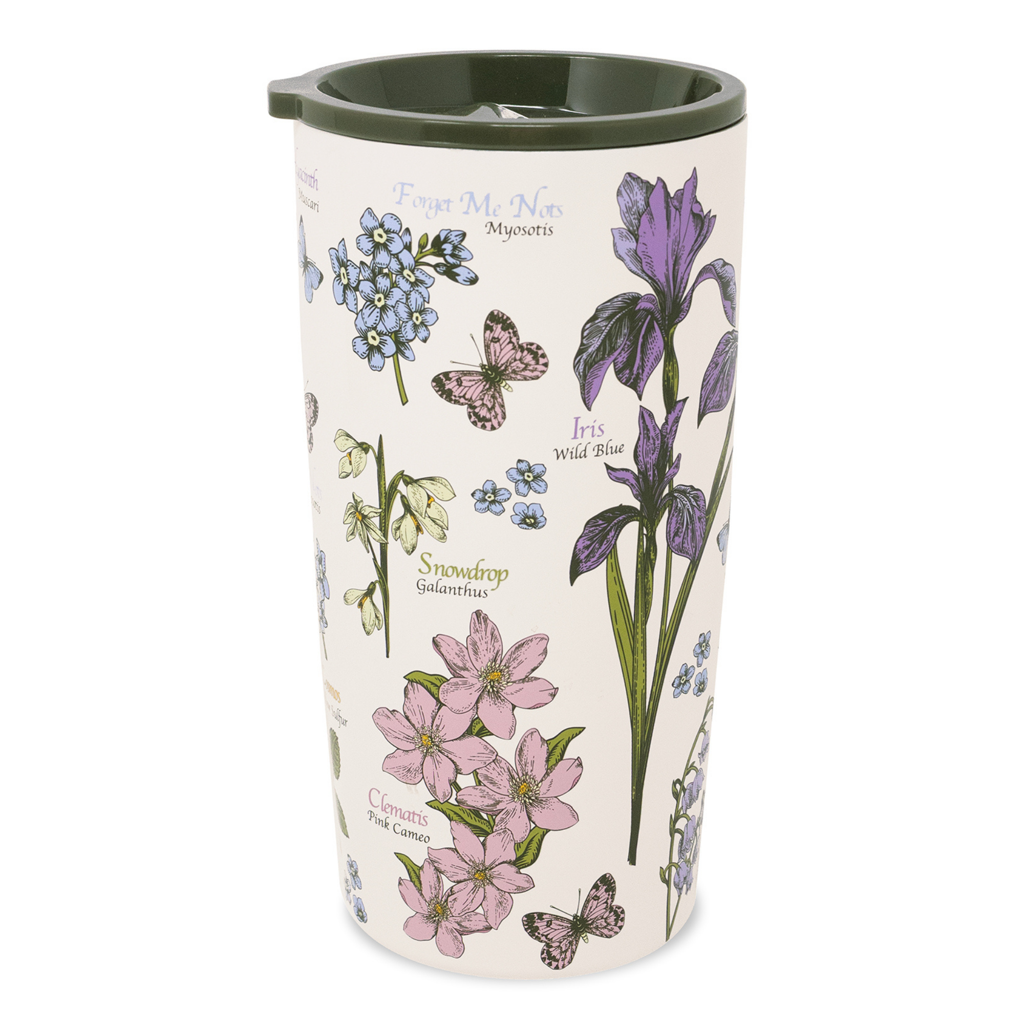 Stainless Steel Thermal Mug, Wildflowers