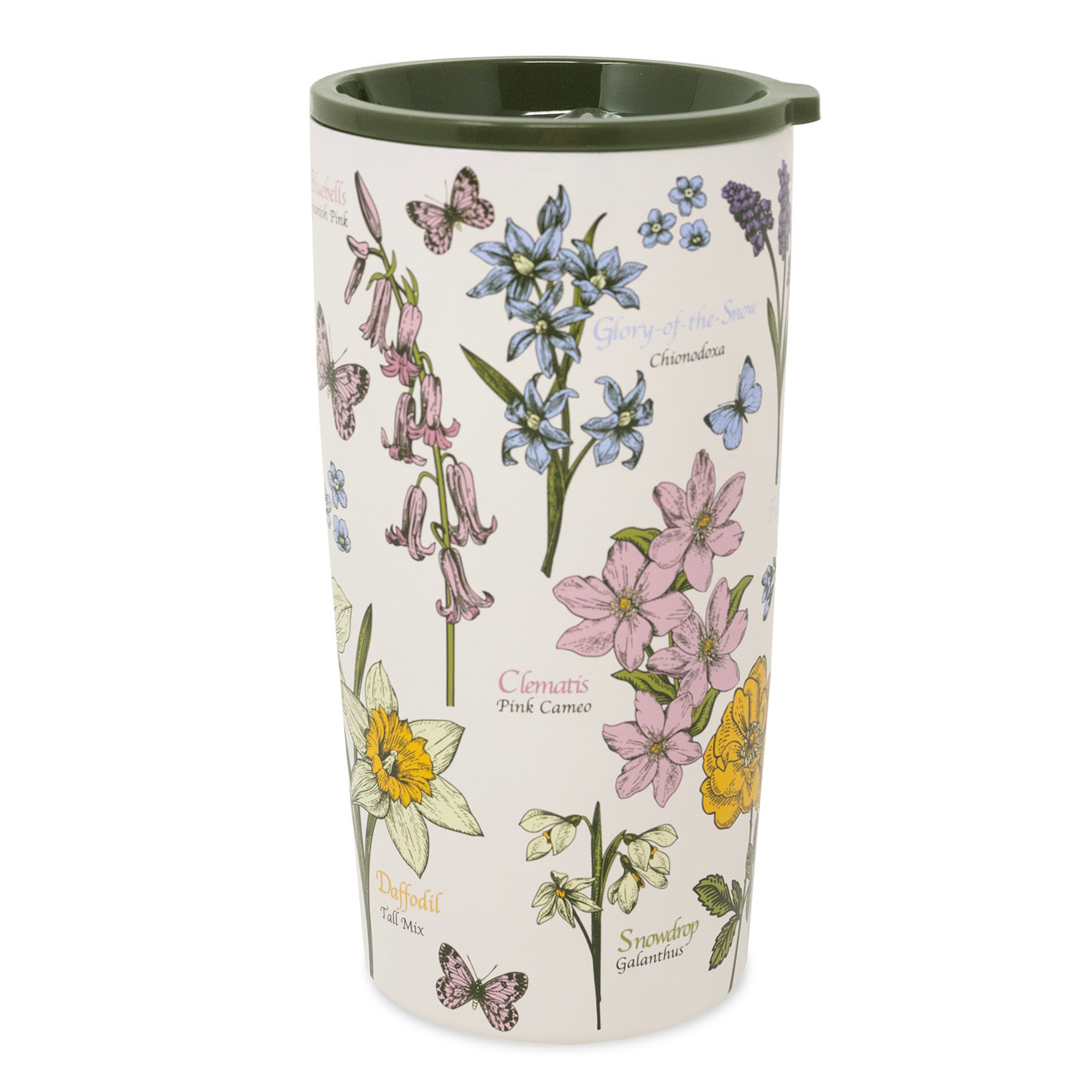 Stainless Steel Thermal Mug, Wildflowers