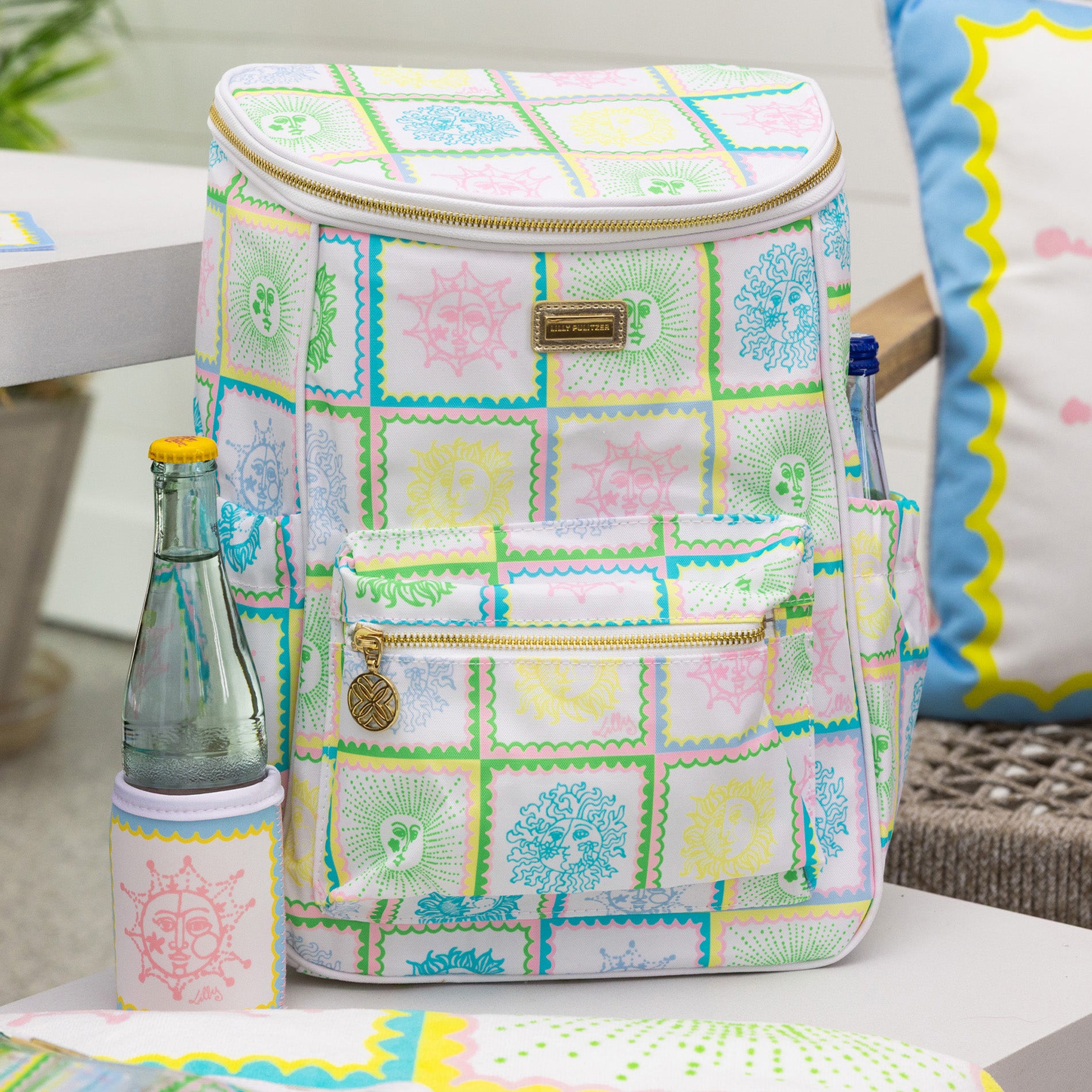 Backpack Cooler, Sun Tiles Home