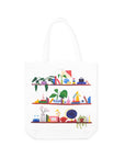Canvas Book Tote, Charmed Library