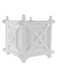 Ceramic Planter, Resort White (Bamboo)