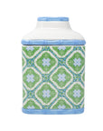 Tissue Holder, Bamboo Logo Trellis
