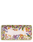 Ceramic Rectangle Tray, Meadow Bouquet Seedpearl