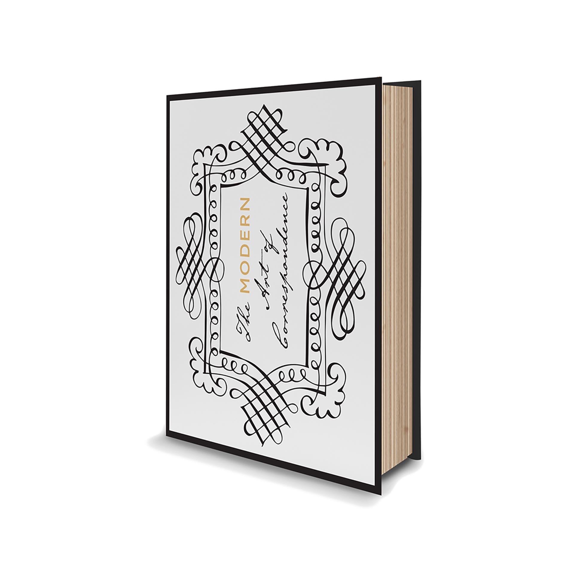 Decorative packaging with ornate design on a white background