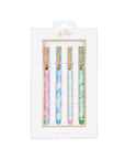 Set of three decorated pens in a white box with 'Lily & Val' branding.