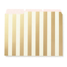 kate spade new york strike gold file folders - stripes - lifeguard-press