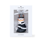 packaged fox glass ornament