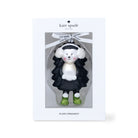 packaged black hedgehog glass ornament