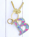 Initial Keychain, B