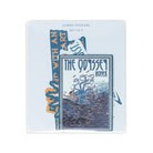 Pack of 'The Odyssey' stickers with Homer's name on a white background