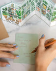 Greenhouse Accordion Greeting Card