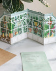 Greenhouse Accordion Greeting Card