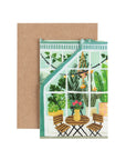 Greenhouse Accordion Greeting Card