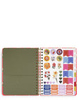 17 Month Large Planner, Tiny Poppies