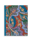 Large Bound Notebook, Flowers and Feathers