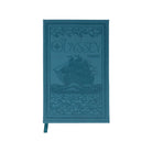 Blue journal titled 'The Odyssey' with ship illustration on a white background