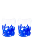 Lo Ball Glass Set, Blue Spot