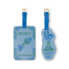 set of 2 aquarius luggage tags