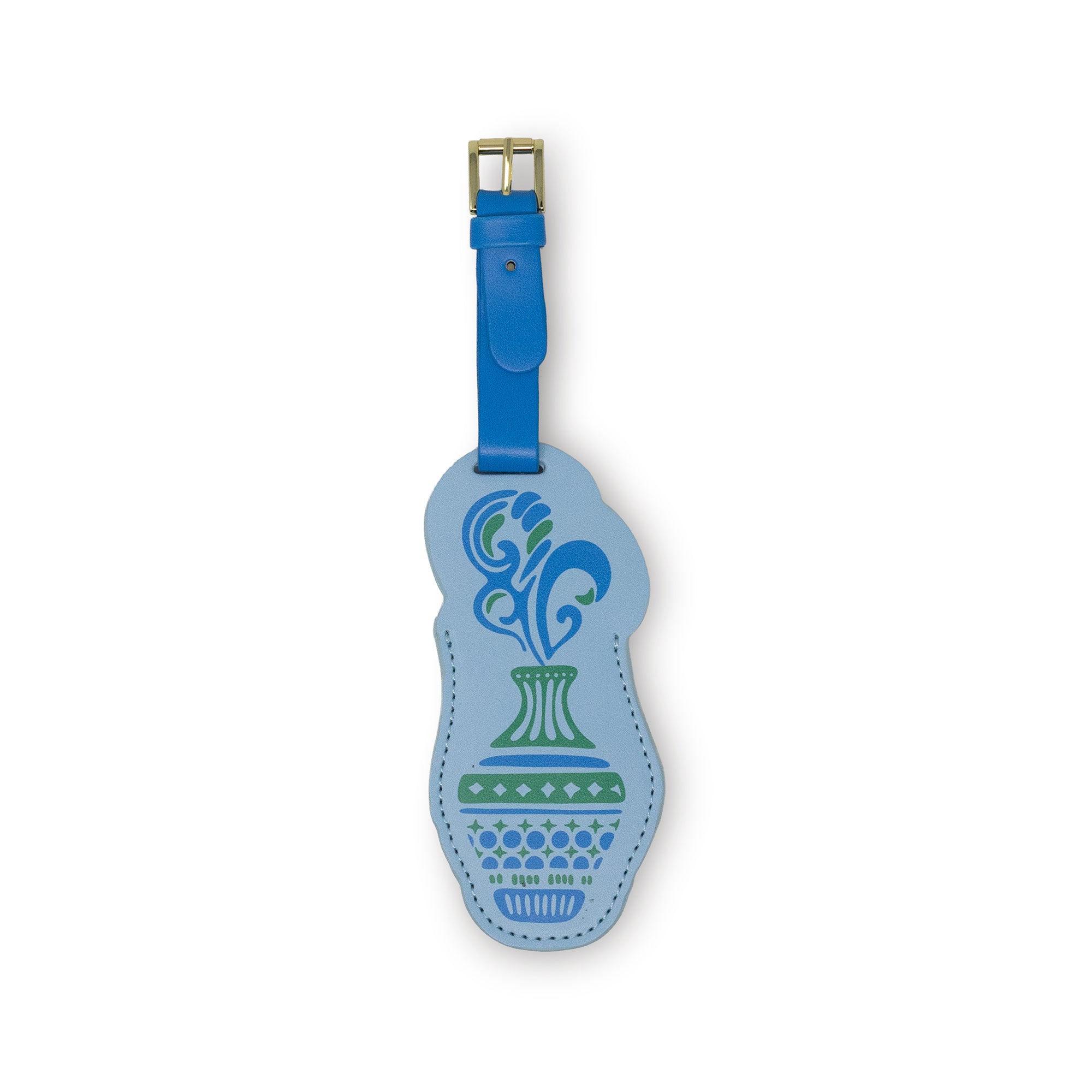 water bearer shaped luggage tag
