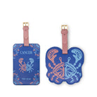 set of two cancer luggage tags
