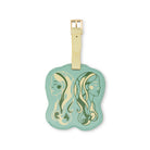 Two twin heads shaped luggage tag