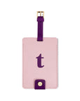 Just Mine Initial Luggage Tag, T