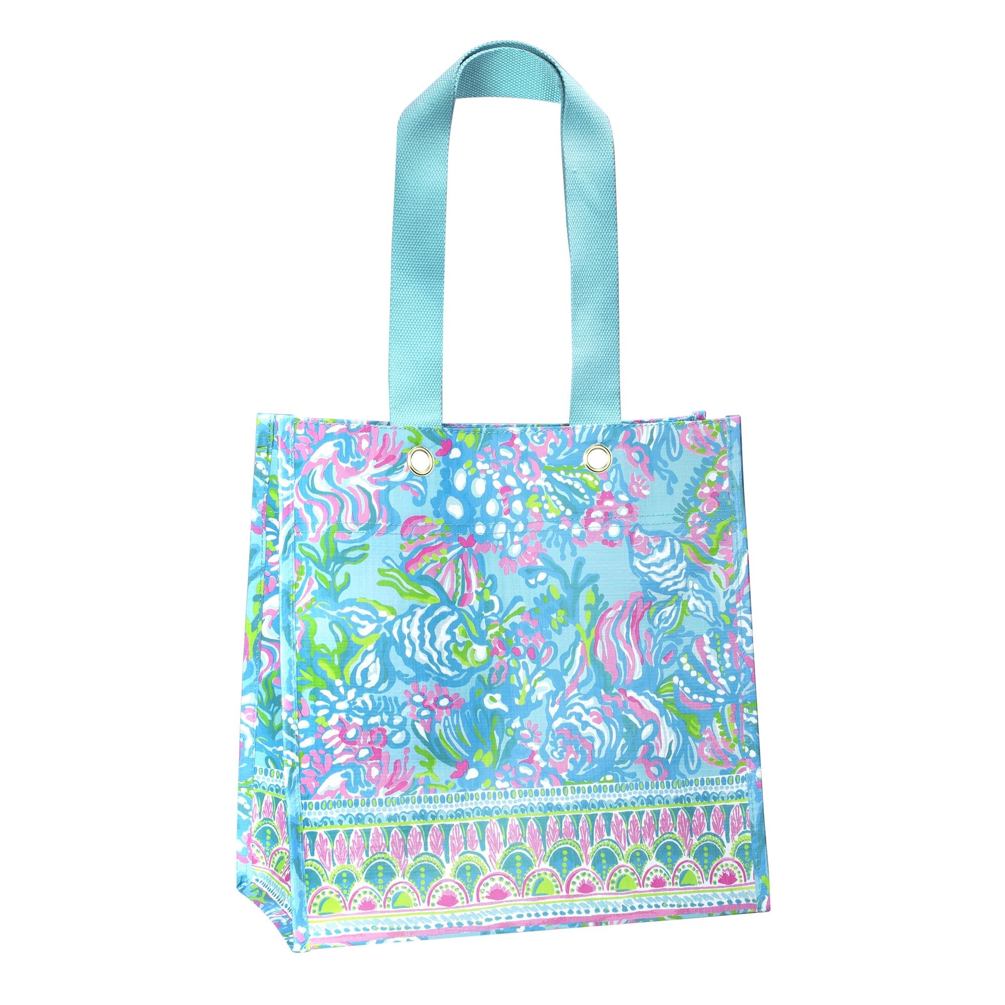 Lilly Pulitzer Market Shopper, Aqua La Vista – Garvin Lane