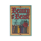 teal beauty and the beast book cover notepad