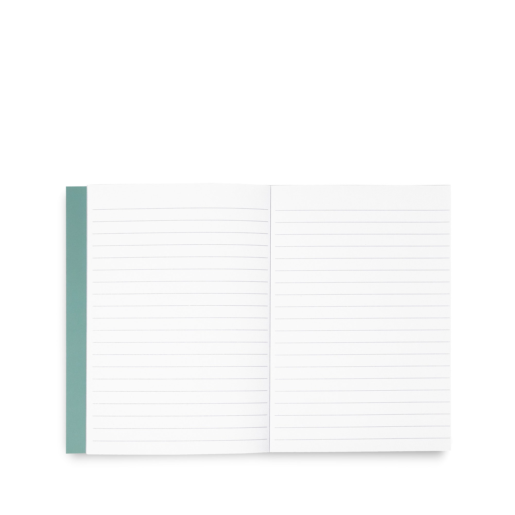 interior of teal beauty and the beast book cover notepad