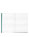 interior of teal beauty and the beast book cover notepad