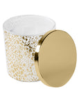 Medium Candle, Gold Pattern Play