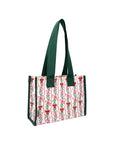 Mini Market Tote Set Ornaments/Holiday Bow Stripe