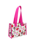 Mini Market Tote Set Ornaments/Holiday Bow Stripe