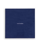 Blue and white patterned mouse pad on a white background with 'vera bradley' on the back