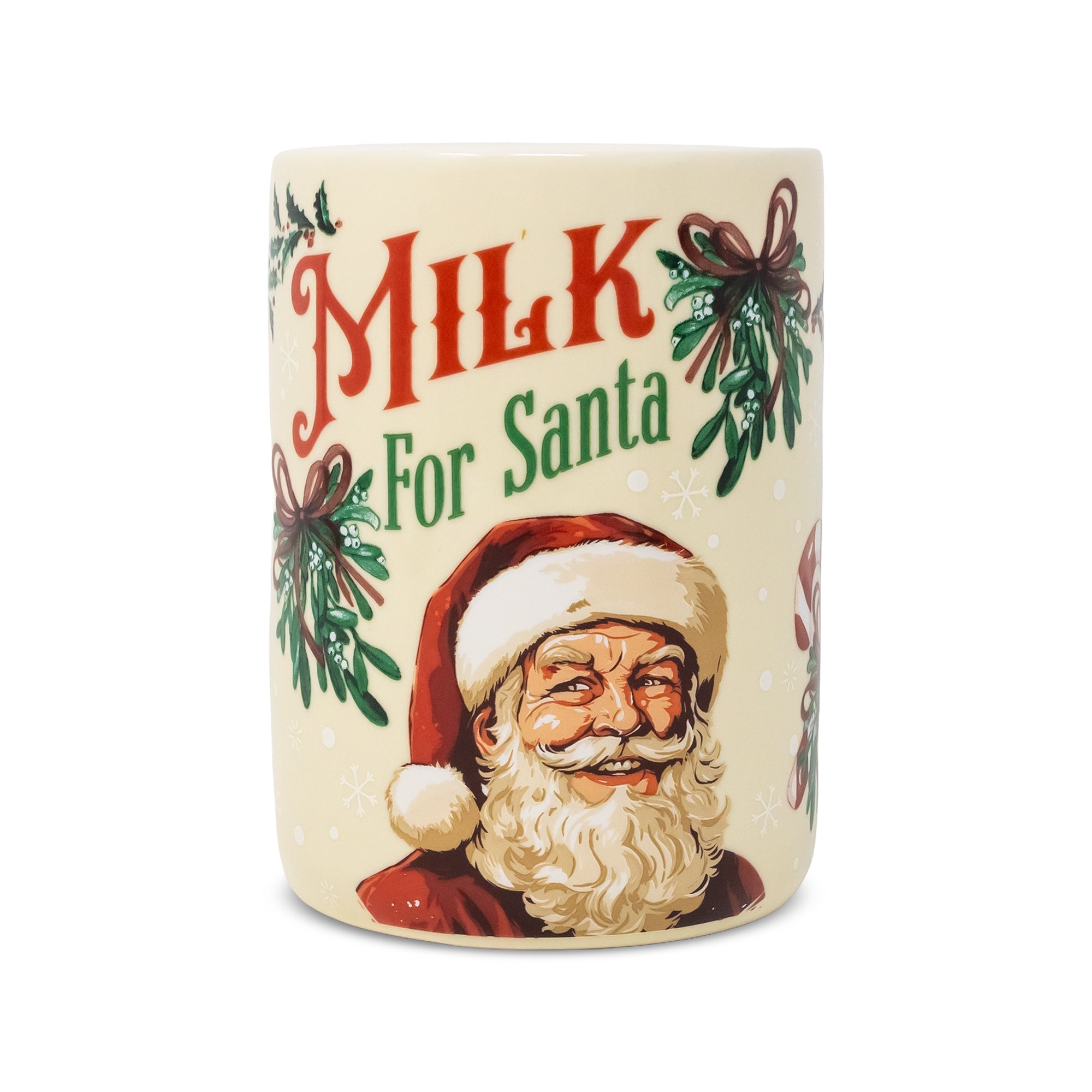 Milk for Santa sipper ceramic travel mug