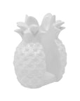 Ceramic Napkin Holder, Resort White (Pineapple)