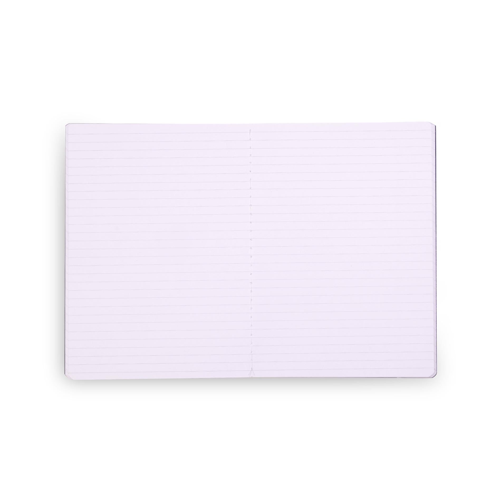 interior pages of notebooks